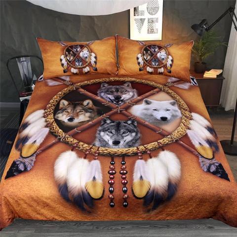 Housse de Couette Loup Rêve